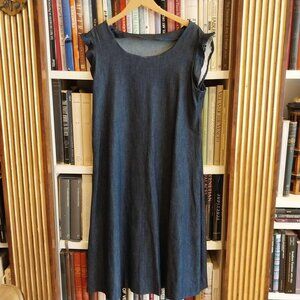 Handmade VIntage Denim Jumper/Dress / Size Large